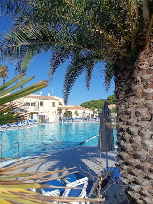 Studio Renove Dans Residence De Vacances Avec Grande Piscine Chauffee, Parking Et Terrasse Агд Экстерьер фото